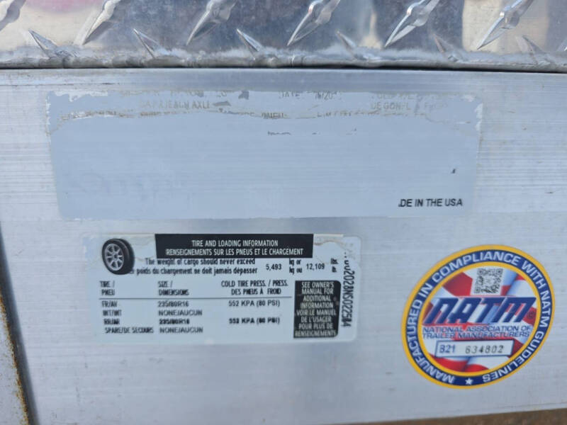 2022 ALCOM 6.5'X20' FLATBED