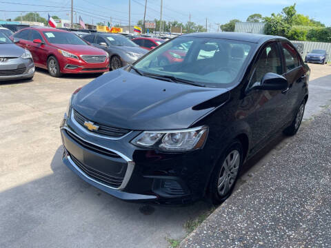 2019 Chevrolet Sonic for sale at Sam's Auto Sales in Houston TX