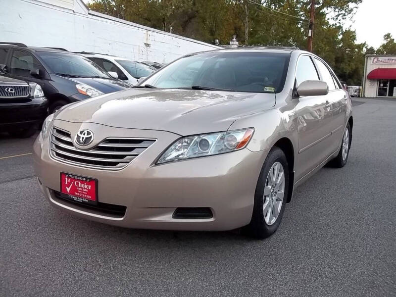 2009 Toyota Camry Hybrid for sale at 1st Choice Auto Sales in Fairfax VA