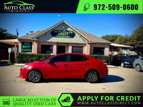 2016 Toyota Corolla for sale at Auto Class Direct in Plano TX