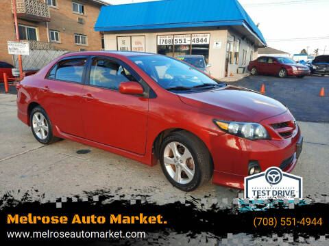 2012 Toyota Corolla for sale at Melrose Auto Market. in Melrose Park IL