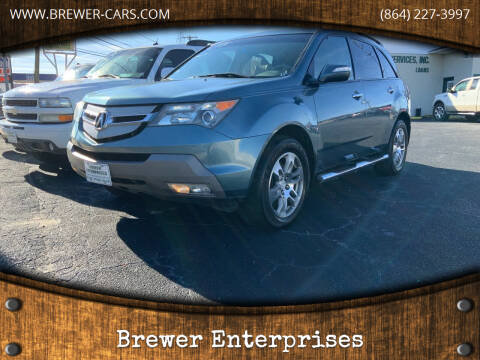 2007 Acura MDX for sale at Brewer Enterprises in Greenwood SC