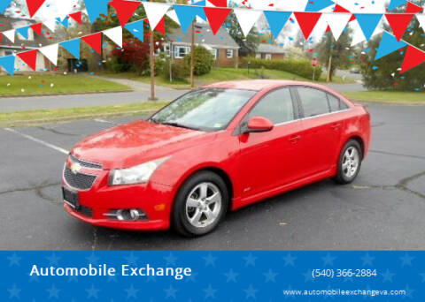 2012 Chevrolet Cruze for sale at Automobile Exchange in Roanoke VA