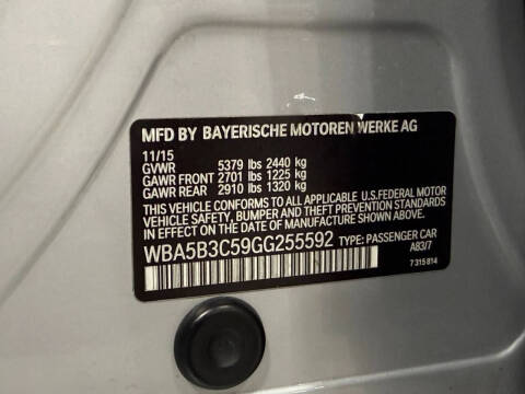 2016 BMW 5 Series 535i xDrive