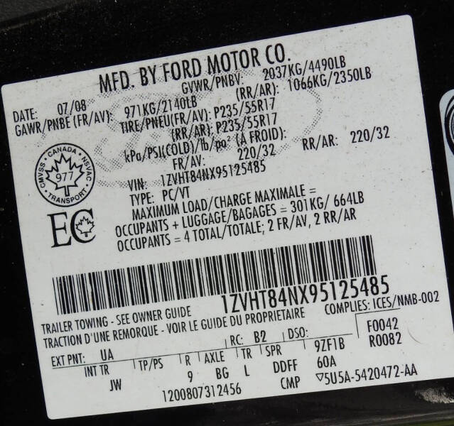 2009 Ford Mustang V6 Deluxe