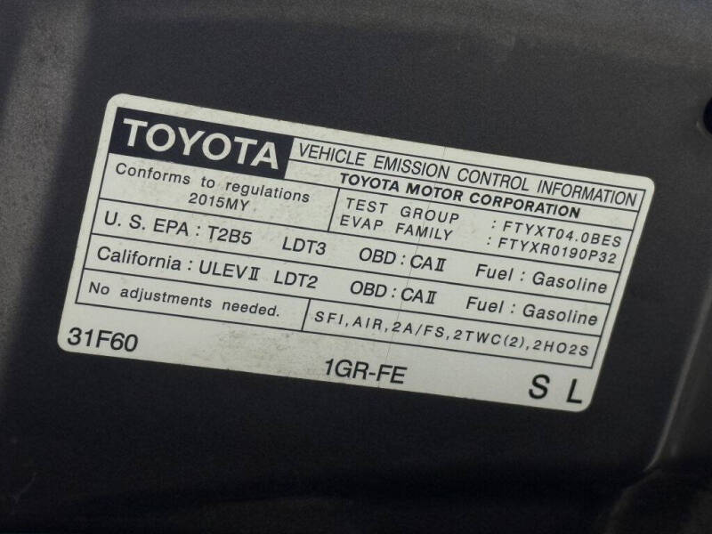 2015 Toyota 4Runner SR5