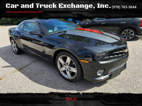 2012 Chevrolet Camaro for sale at Car and Truck Exchange, Inc. in Rowley MA