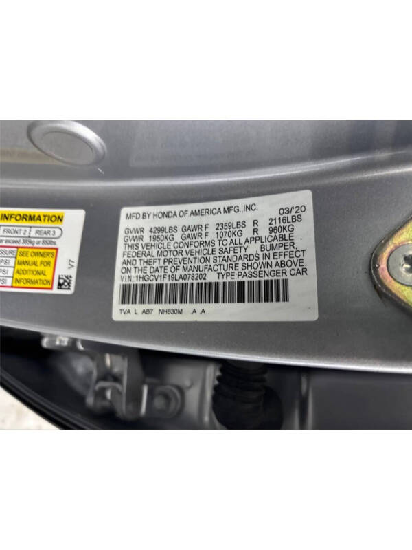 2020 Honda Accord LX