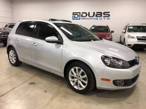 2012 Volkswagen Golf for sale at DUBS AUTO LLC in Clearfield UT