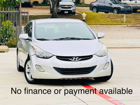 2013 Hyundai Elantra for sale at Texas Drive Auto in Dallas TX