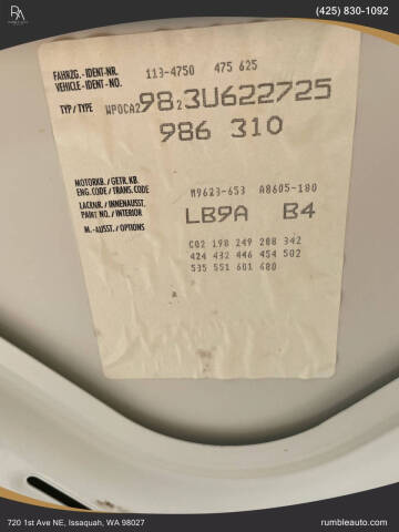 2003 Porsche Boxster