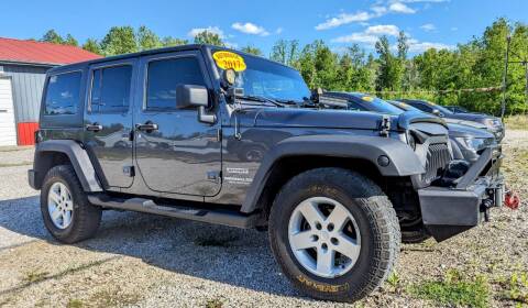 2017 Jeep Wrangler Unlimited for sale at MAIN STREET AUTO SALES INC in Austin IN