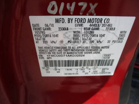 2010 Ford Escape XLT