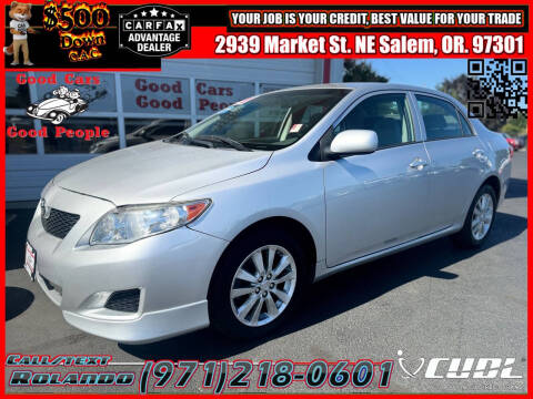 2010 Toyota Corolla for sale at Good Cars Good People in Salem OR