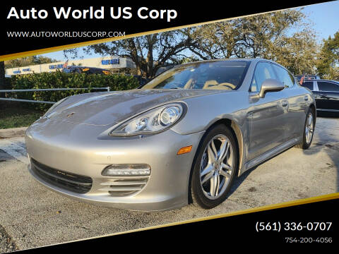 2012 Porsche Panamera for sale at Auto World US Corp in Plantation FL