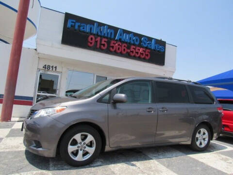 2011 Toyota Sienna for sale at Franklin Auto Sales in El Paso TX