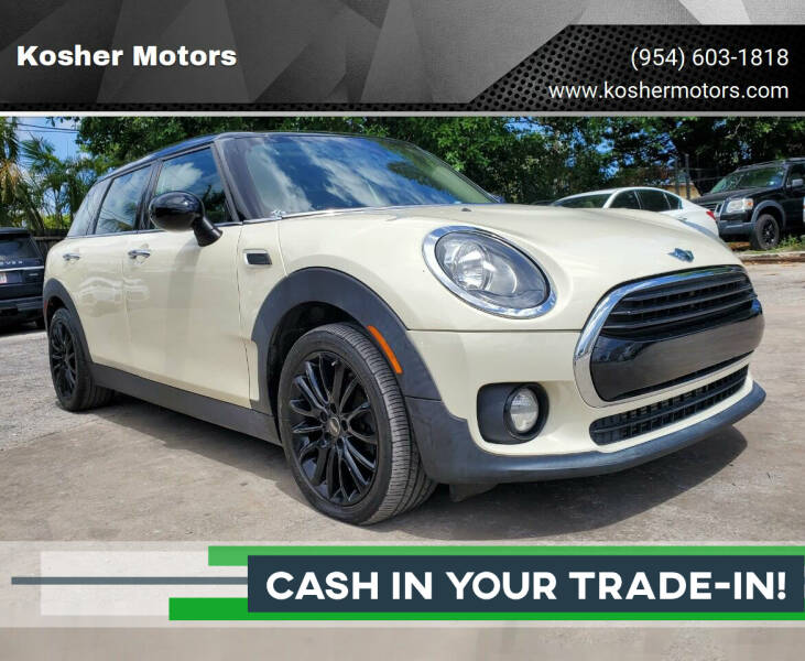 2017 MINI Clubman for sale at Kosher Motors in Hollywood FL