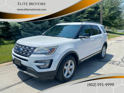 2016 Ford Explorer for sale at Elite Motors in Bellevue NE