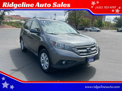 2012 Honda CR-V for sale at Ridgeline Auto Sales in Saint George UT