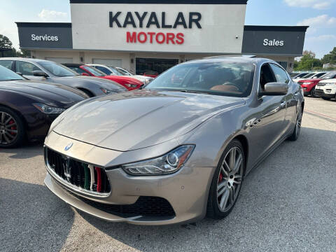 2014 Maserati Ghibli for sale at KAYALAR MOTORS in Houston TX