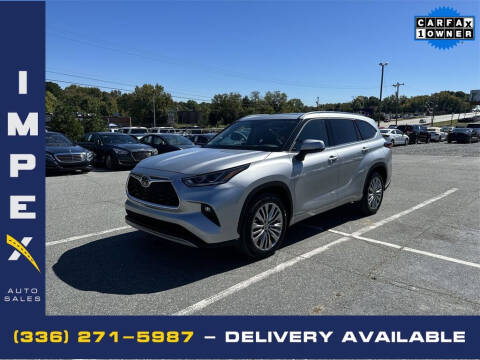 2022 Toyota Highlander for sale at Impex Auto Sales in Greensboro NC