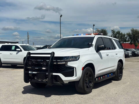 2021 Chevrolet Tahoe for sale at Chiefs Pursuit Surplus - Feniex Turn-Key Builds in Hempstead TX