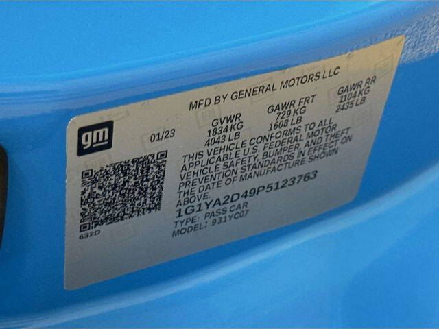 2023 Chevrolet Corvette Stingray