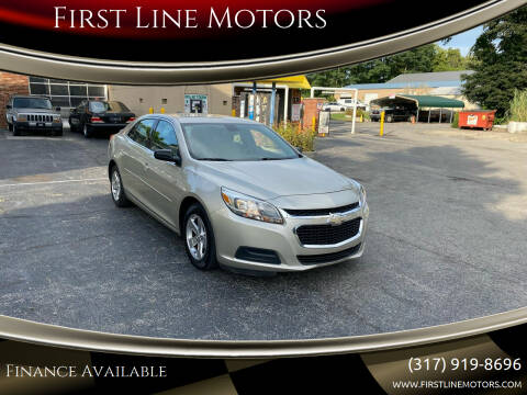 2015 Chevrolet Malibu for sale at First Line Motors in Brownsburg IN