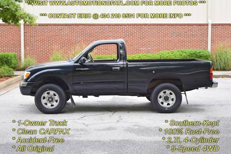 1998 Toyota Tacoma for sale at Automotion Of Atlanta in Conyers GA