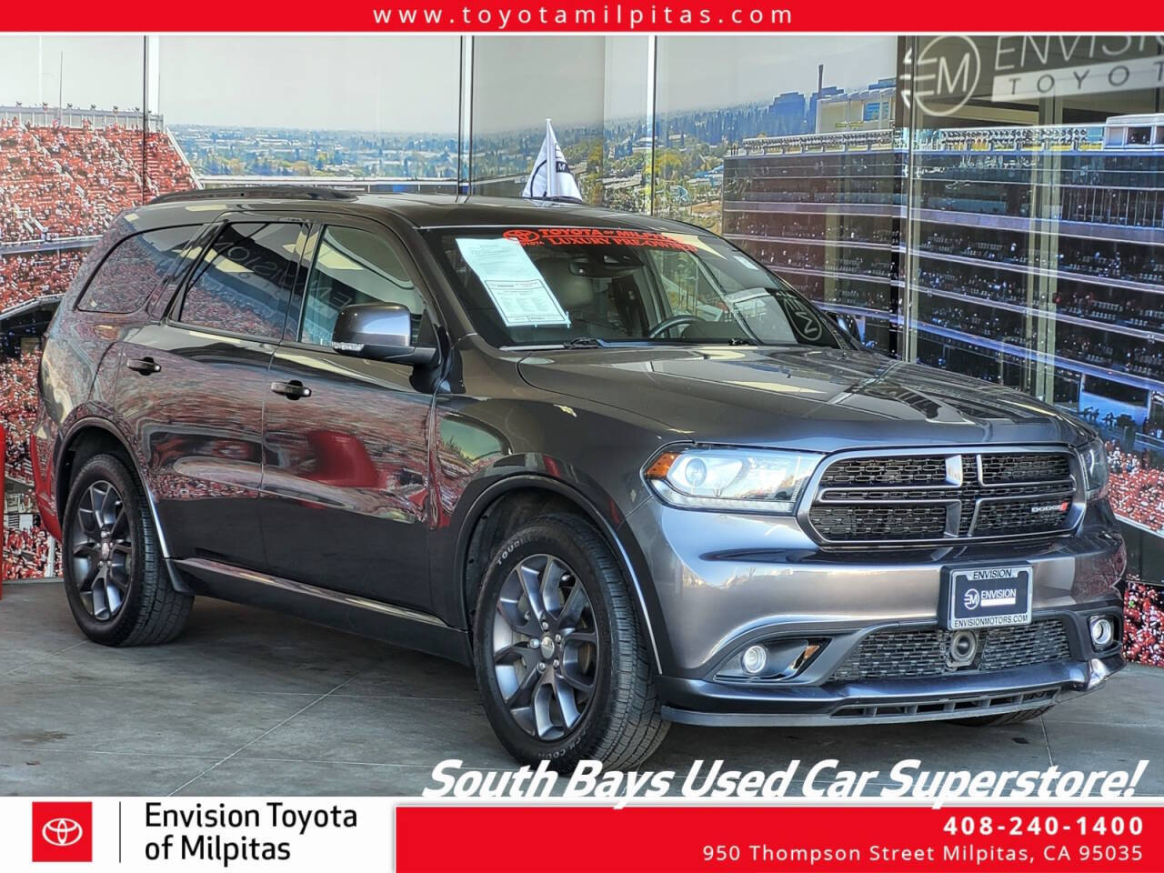 2017 Dodge Durango for sale at Envision Toyota of Milpitas in Milpitas, CA