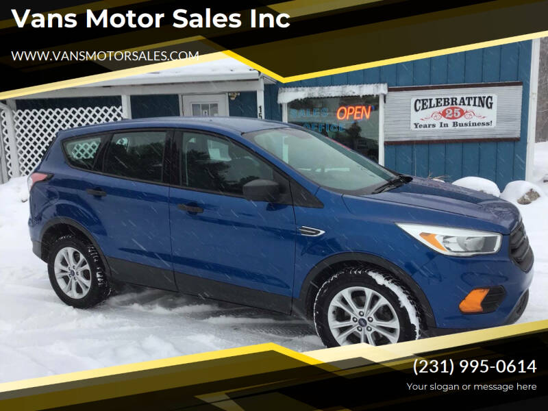 2017 Ford Escape for sale at Vans Motor Sales Inc in Traverse City MI