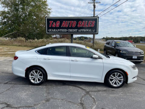 2015 Chrysler 200 for sale at T & G Auto Sales in Florence AL