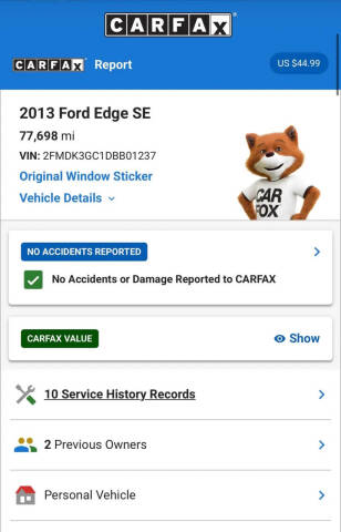 2013 Ford Edge SE