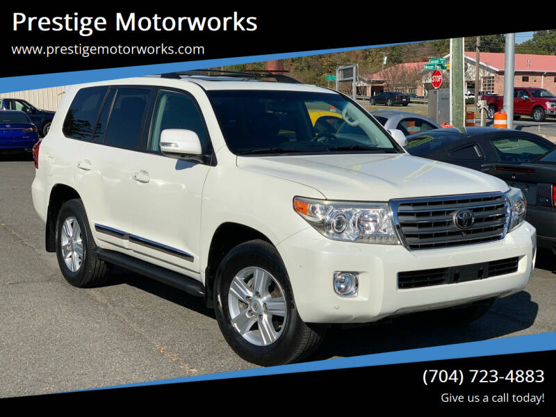 2013 Toyota Land Cruiser for sale at Prestige Motorworks in Concord NC