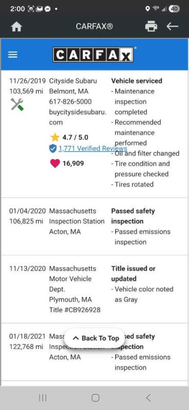 2016 Subaru Outback 2.5i Premium