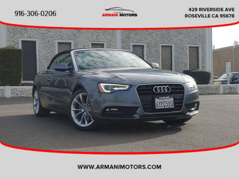 2013 Audi A5 for sale at Armani Motors in Roseville CA