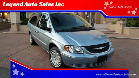 2003 Chrysler Town and Country for sale at Legend Auto Sales Inc in Lemon Grove CA