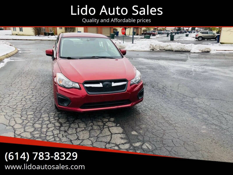 2013 Subaru Impreza for sale at Lido Auto Sales in Columbus OH
