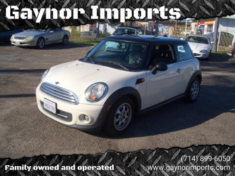 2013 MINI Hardtop for sale at Gaynor Imports in Stanton CA