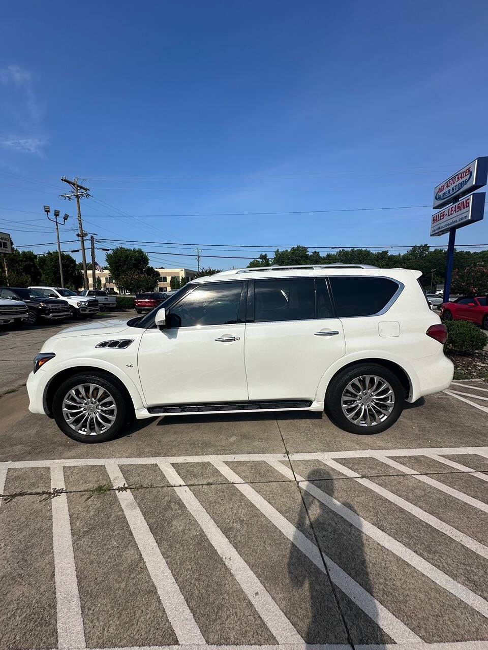 2016 INFINITI QX80 for sale at A & K Auto Sales and Leasing in Mauldin, SC