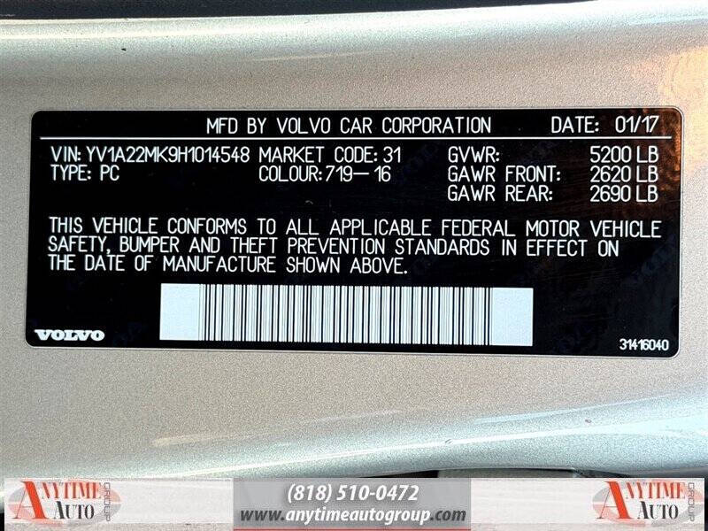 2017 Volvo S90 T6 Momentum