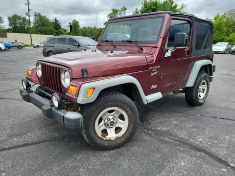 2001 Jeep Wrangler for sale at Cruisin' Auto Sales in Madison IN