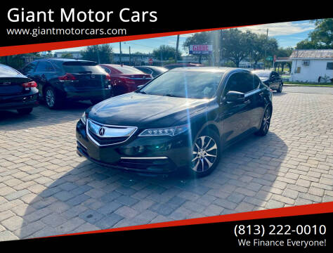 2015 Acura TLX for sale at Giant Motor Cars in Tampa FL