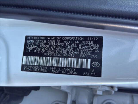 2012 Toyota Prius c Three