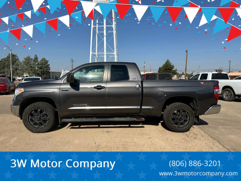 2015 Toyota Tundra for sale at 3W Motor Company in Fritch TX