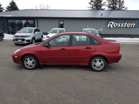 2002 Ford Focus for sale at ROSSTEN AUTO SALES in Grand Forks ND