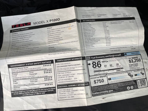 2017 Tesla Model X P100D