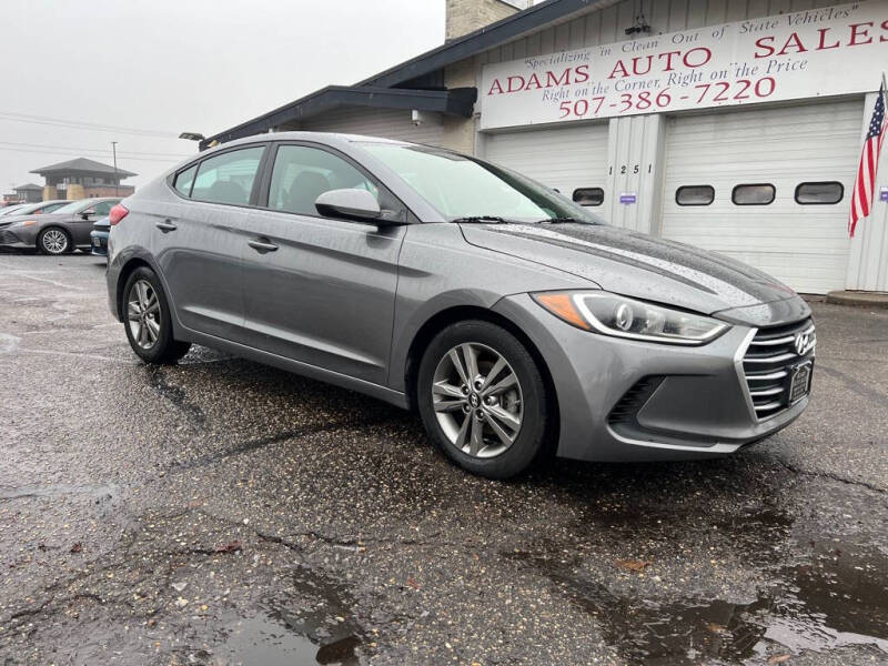 2018 Hyundai Elantra for sale at Adams Auto Sales Inc in Mankato MN