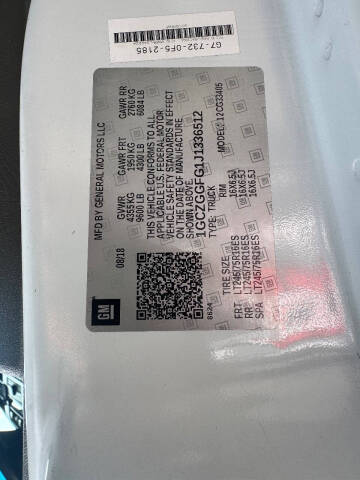 2018 Chevrolet Express 3500