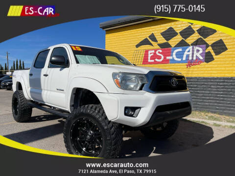 2015 Toyota Tacoma for sale at Escar Auto - 9809 Montana Ave Lot in El Paso TX